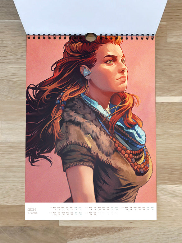 Art Calendar 2024 - numbered