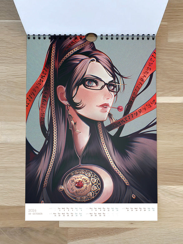 Art Calendar 2024 - numbered