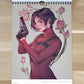 Art Calendar 2024 - numbered
