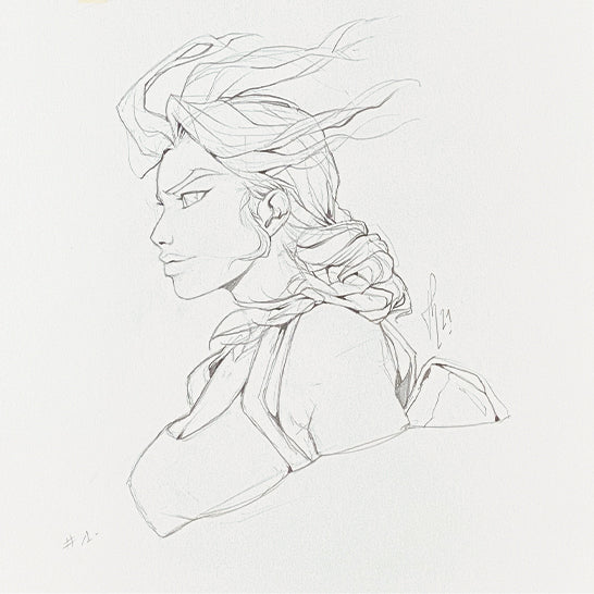 Original pencil : Lara TR1