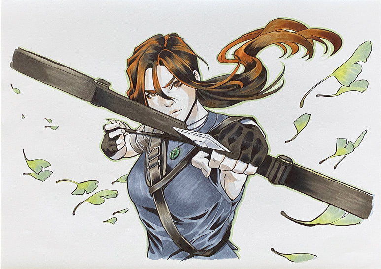 Original alcohol markers : Lara animated series