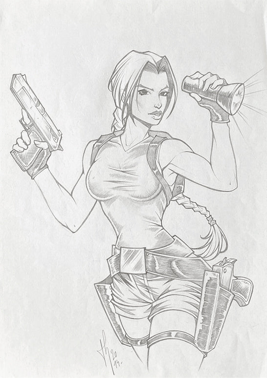 Original pencil : Lara Revelation