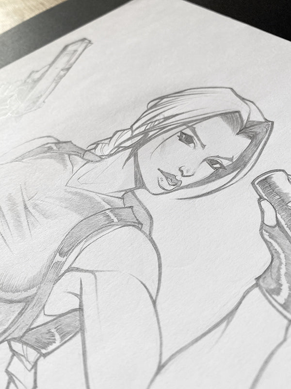 Original pencil : Lara Revelation