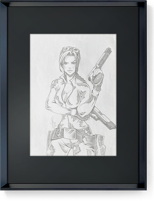 Original pencil : Lara Chronicles