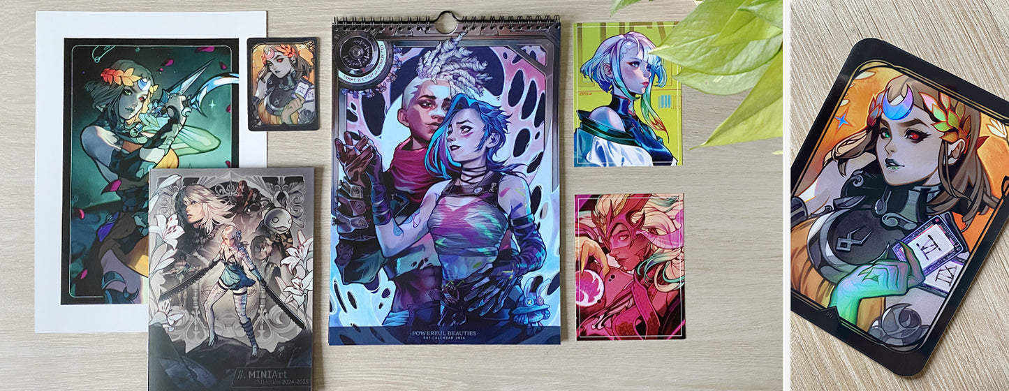 Calendar + Mini Artbook bundle